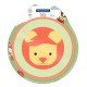 PRATO INFANTIL TRAMONTINA BABY FRIENDS EM POLIPROPILENO LARANJA