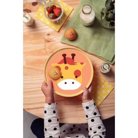 PRATO INFANTIL TRAMONTINA BABY FRIENDS EM POLIPROPILENO AMARELO