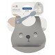 KIT BABADOR E COLHER INFANTIL TRAMONTINA LE PETIT CINZA 02 PEÇAS