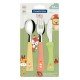 JOGO DE TALHERES INFANTIL TRAMONTINA BABY FRIENDS COM LÂMINAS DE AÇO INOX E CABOS DE POLIPROPILENO COLORIDO 03 PEÇAS