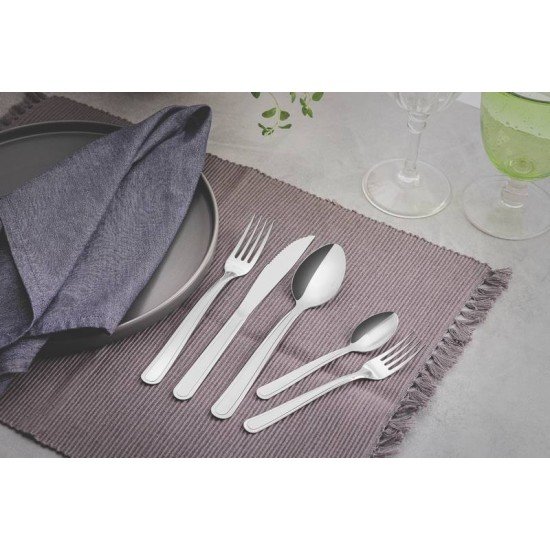 FAQUEIRO TRAMONTINA BÚZIOS EM AÇO INOX 20 PEÇAS