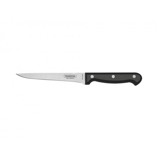 FACA PARA DESOSSAR 6 ULTRACORTE PRETO LAMINA DE ACO INOX E CABO DE POLIPROPILENO TRAMONTINA