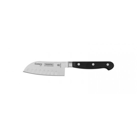 FACA SANTOKU CENTURY COM LAMINA EM AÇO INOX E CABO EM POLICARBONATO DE 4 POLEGADAS TRAMONTINA