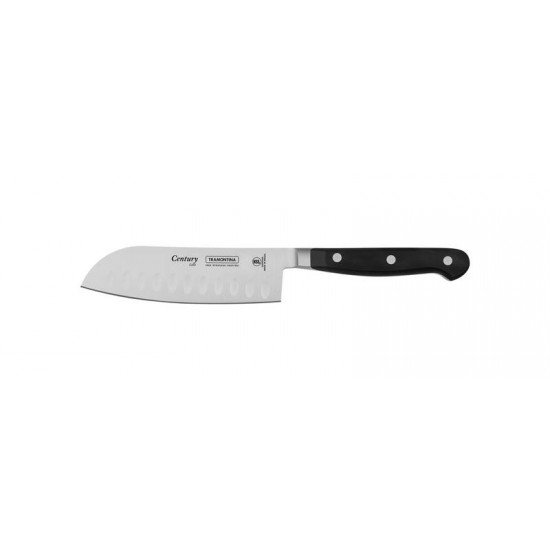 FACA SANTOKU CENTURY COM LAMINA EM AÇO INOX E CABO EM POLICARBONATO DE 5 POLEGADAS TRAMONTINA