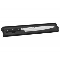 FACA YANAGIBA 9 SUSHI GOLD PRETO LAMINA DE ACO INOX E CABO DE POLICARBONATO TRAMONTINA