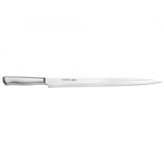 FACA YANAGIBA 13 SUSHI DIAMOND LAMINA E CABO DE ACO INOX TRAMONTINA