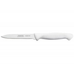 FACA PARA LEGUMES FRUTAS 4 PREMIUM BRANCO LAMINA DE ACO INOX E CABO DE POLIPROPILENO TRAMONTINA