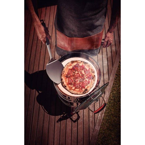 ESPÁTULA PARA PIZZA TRAMONTINA COM LÂMINA EM AÇO INOX E CABO DE POLIPROPILENO CINZA