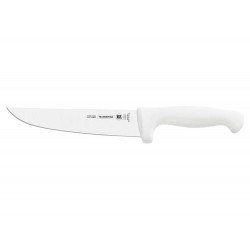 FACA PARA CARNE 8 PROFISSIONAL BRANCO LAMINA DE ACO INOX E CABO DE POLIPROPILENO TRAMONTINA