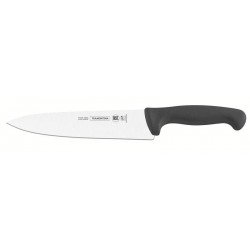 FACA PARA CARNE 10 TRAMONTINA PROFISSIONAL COM LÂMINA EM AÇO INOX E CABO EM POLIPROPILENO PRETO