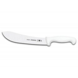 FACA PARA CARNE 8 PROFISSIONAL BRANCO LAMINA DE ACO INOX E CABO DE POLIPROPILENO TRAMONTINA