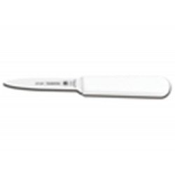 FACA PARA LEGUMES 4 PROFISSIONAL BRANCO LAMINA DE ACO INOX E CABO DE POLIPROPILENO TRAMONTINA