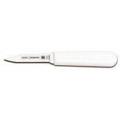 FACA PARA LEGUMES 3 PROFISSIONAL BRANCO - LAMINA DE ACO INOX E CABO DE POLIPROPILENO