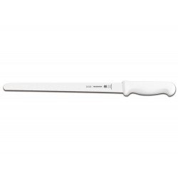 FACA PARA FIAMBRES 16 PROFISSIONAL BRANCO LAMINA DE ACO INOX E CABO DE POLIPROPILENO TRAMONTINA