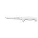 FACA PARA DESOSSAR 5 PROFISSIONAL BRANCO LAMINA DE ACO INOX E CABO DE POLIPROPILENO TRAMONTINA