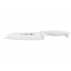 FACA PARA FATIAR E PICAR 7 PROFISSIONAL BRANCO LAMINA DE ACO INOX E CABO DE POLIPROPILENO TRAMONTINA