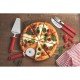 KIT PARA PIZZA 14 PEÇAS PIZZA VERMELHO- LAMINAS DE ACO INOX E CABOS DE POLIPROPILENO TRAMONTINA