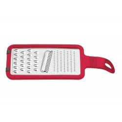 RALADOR EASY VERMELHO LAMINA DE ACO INOX E CABO DE ABS COM PES DE BORRACHA TRAMONTINA