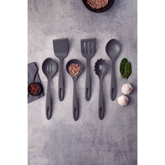 ESPÁTULA RETA TRAMONTINA ABILITY EM NYLON GRAFITE