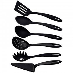 DISPLAY 120 PEÇAS DE UTENSÍLIOS ABILITY EM NYLON PRETO TRAMONTINA
