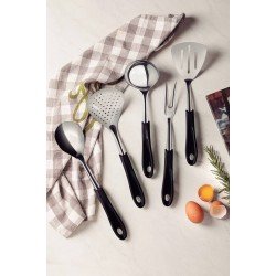 COLHER PARA SERVIR TRAMONTINA FLUENCE COM LÂMINA EM AÇO INOX E CABO EM POLIPROPILENO PRETO