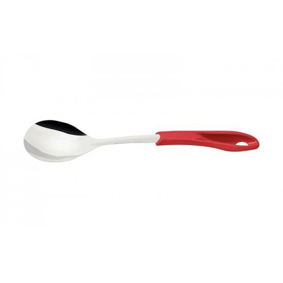 COLHER PARA SERVIR TRAMONTINA FLUENCE COM LÂMINA EM AÇO INOX E CABO EM POLIPROPILENO VERMELHO