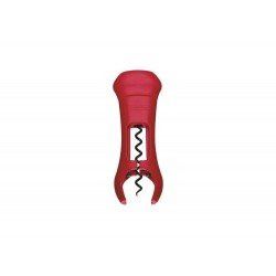 ABRIDOR SACA ROLHAS COM CORTA LACRES HARMONIZA VERMELHO CORPO DE ABS ESPIRAL DE ACO INOX TRAMONTINA