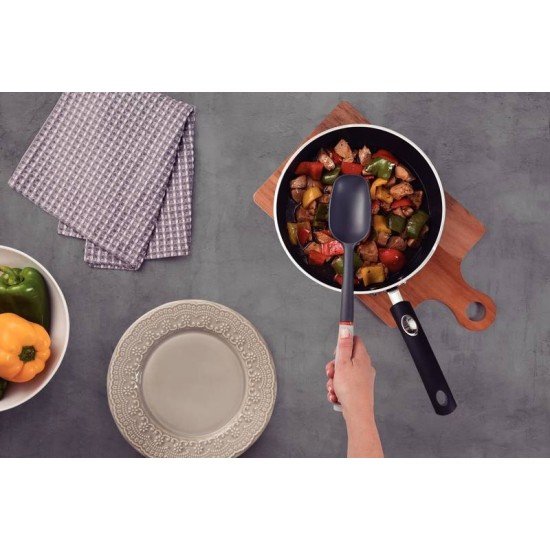 COLHER PARA SERVIR TRAMONTINA VERANO COM BOJO EM NYLON E CABO DE POLIPROPILENO CINZA