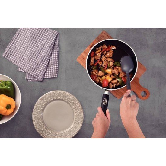 COLHER PARA SERVIR TRAMONTINA VERANO COM BOJO EM NYLON E CABO DE POLIPROPILENO CINZA