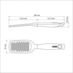 RALADOR VERANO COM LAMINA EM ACO INOX E CABO DE POLIPROPILENO ONIX TRAMONTINA