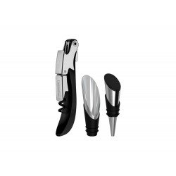 JOGO PARA VINHO 3 PEÇAS HARMONIZA PRETO SORTIDOS DE UTENSILIOS PARA USO DOMESTICO TRAMONTINA