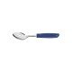 COLHER PARA SALADA FURADA EM ACO INOX COM CABO AZUL EM POLIPROPILENO TRAMONTINA