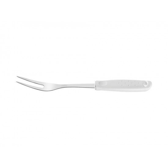 GARFO TRINCHANTE UTILITA BRANCO LAMINA DE ACO INOX E CABO DE POLIPROPILENO TRAMONTINA