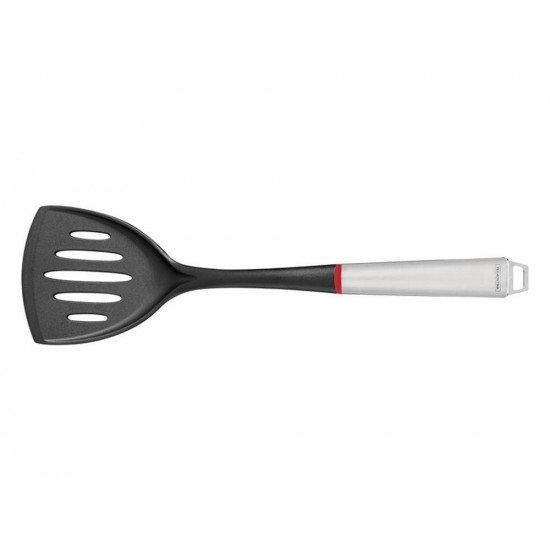 ESPÁTULA PERFURADA TRAMONTINA MODERNE EM NYLON COM CABO DE AÇO INOX TRAMONTINA