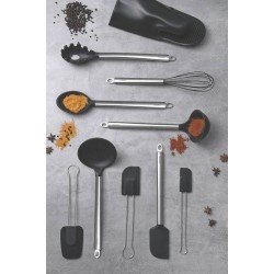 ESPATULA APRECIATTA EM SILICONE COM CABO EM ACO INOX TRAMONTINA