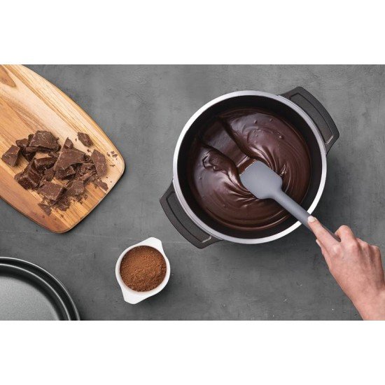 ESPÁTULA DE SILICONE TRAMONTINA MOLDÊ CINZA