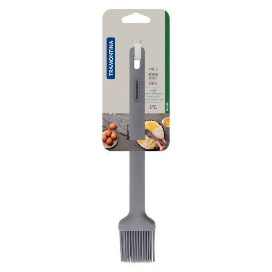 PINCEL DE SILICONE TRAMONTINA MOLDÊ CINZA