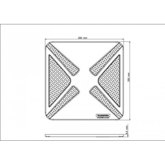 DESCANSO DE PANELA LYON EM SILICONE CINZA TRAMONTINA
