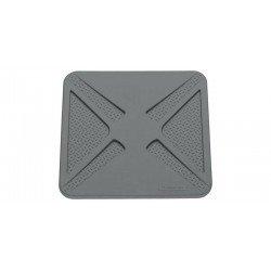 DESCANSO DE PANELA LYON EM SILICONE CINZA TRAMONTINA