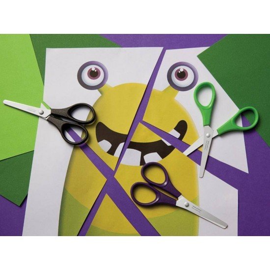 TESOURA ESCOLAR 4 MONSTERCORT MISTO LAMINA DE ACO INOX E CABO DE POLIPROPILENO TRAMONTINA