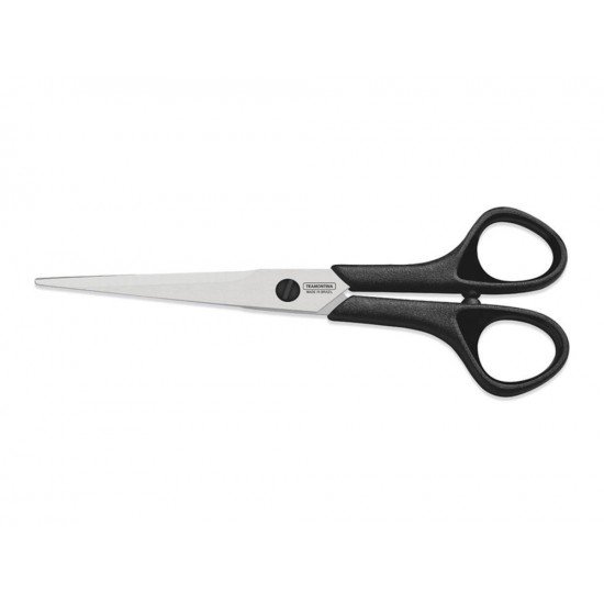TESOURA PARA CABELEIREIRO 6 SUPERCORT PRETO LAMINA DE ACO INOX E CABO DE POLIPROPILENO TRAMONTINA