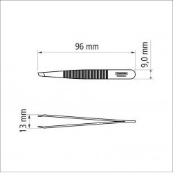 PINCA EM ACO INOX COM PONTA DIAGONAL TRAMONTINA