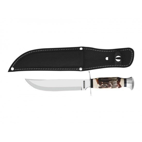 FACA ESPORTE 6 OUTDOOR PRETO LAMINA DE ACO INOX E CABO DE ABS TRAMONTINA