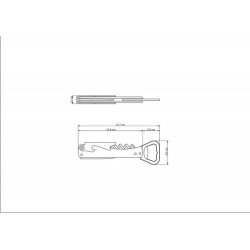 SACA ROLHAS ABRIDOR VERMELHO LAMINA DE ACO INOX E CABO DE ABS TRAMONTINA