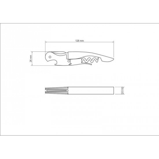 SACA-ROLHAS COM ABRIDOR EM ACO INOX TRAMONTINA
