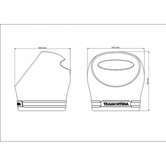 SALEIRO VERMELHO EM CERAMICA TRAMONTINA
