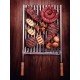 GRELHA TRAMONTINA CHURRASCO EM AÇO INOX COM CABO DE MADEIRA NATURAL 50X41 CM