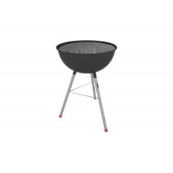 CHURRASQUEIRA A CARVAO TCP 450 PRETO PECAS DE ACO INOX E ACO CORBONO ESMALTADO TRAMONTINA
