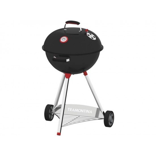 TCP 560L CHURRASQUEIRA A CARVAO PRETO PECAS DE ACO ESMALTADO E ACO INOX TRAMONTINA