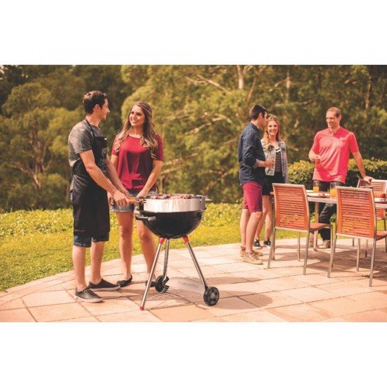 TCP 560L CHURRASQUEIRA A CARVAO PRETO PECAS DE ACO ESMALTADO E ACO INOX TRAMONTINA